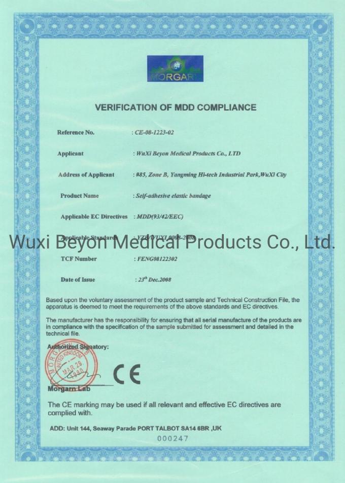 Flexible Cotton Cohesive Wrape Elastic Adhesive Wrap Tape Bandage
