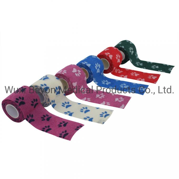 Medical Cohesive Compression Self-Adhering Flexible Protect Body Parts Bandage