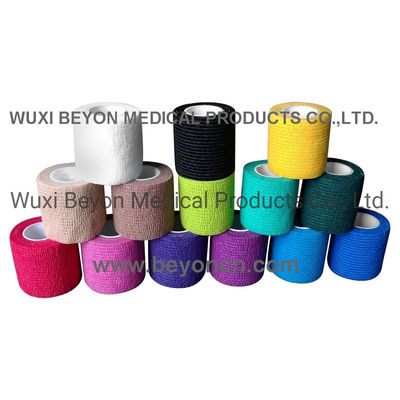 Physical Non Woven Cohesive Bandage Cohesive Wrap Equine Pet Flexible Printed