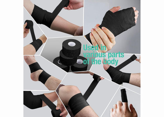 Joints Mucles Protection Easy Tear Custom Printed Athletic Tape Private Logo Custom Pattern