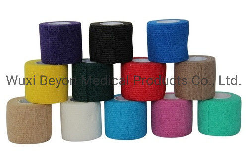 Self Adherent Cohesive Wrap Bandages Tape Flexible