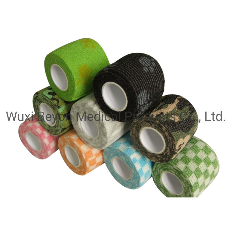 Adherent Self Cohesive Bandage Wrap Equine Pet Flexible Animal Vet