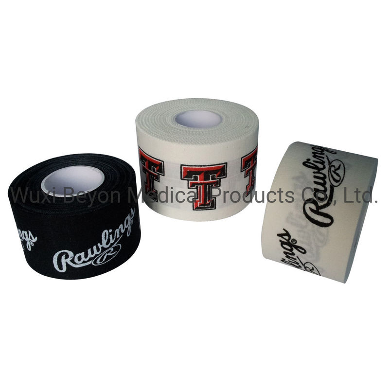 Athletic Sports Cotton Adhesive Tape Custom Design OEM Logo Prints Joints Muscle Protection