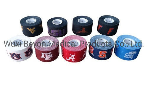 Joints Mucles Protection Easy Tear Custom Printed Athletic Tape Private Logo Custom Pattern