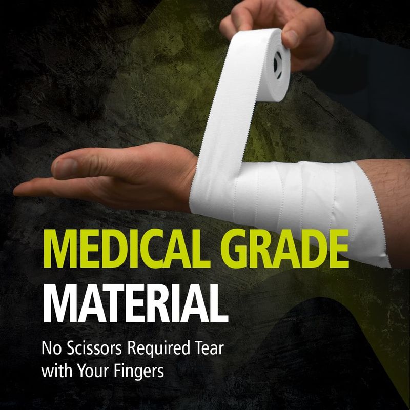 Multi Colors Easy Hand Tear Cotton Athletic Tape Trainers Joints Muscle Sports Protection