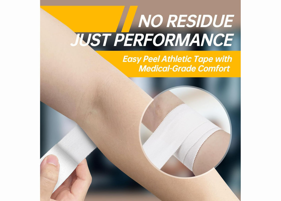 Zinc Oxide Printed Sports Tape Patterned Athletic Adhesive Sports Training Wrap