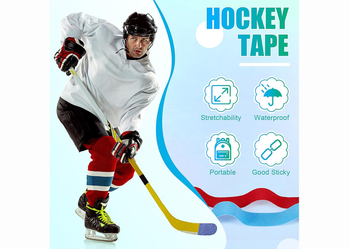 Multiple Color Hockey Tape with Long Lasting Wear Resistance